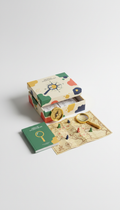 Creative exploration kit with compass and magnifier