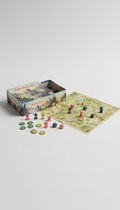 Adventure board game with illustrated map